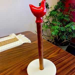 Pioneer Woman rooster paper towel holder